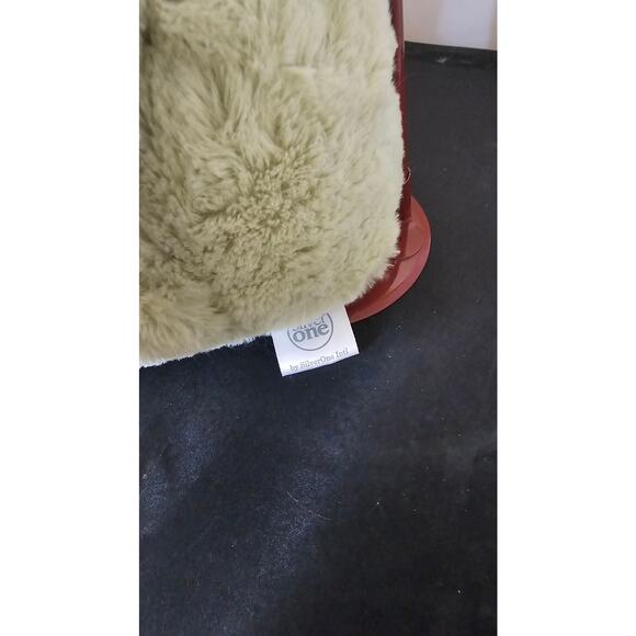 Silver One Green Frog Plush 11" Sewn Eyes Stuffed Animal 999 - Picture 3 of 5